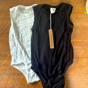 Two pack of spearmint love baby tank onesies